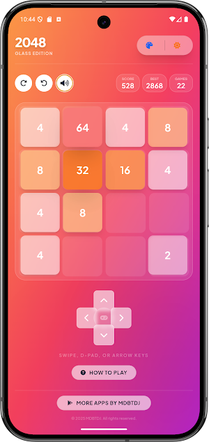 2048 Pro Glass Edition Screenshot 2