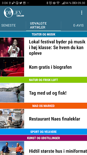 OPLEV Sjælland Screenshot 1