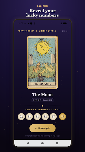 Tarot Lucky Numbers Screenshot 1