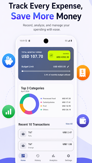 SimplyFrugal: Expense Diary Screenshot 0