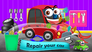 Girl Cars Wash Garage & Hills Ride for Preschooler Screenshot 3