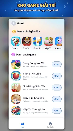 Zalo Games Screenshot 0