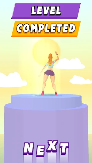 Helix Jump Girl Screenshot 2