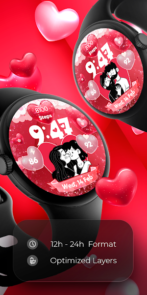 Valentine's Day Couple - Watch Screenshot 2