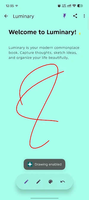 Luminary: Notes & Drawings Screenshot 3