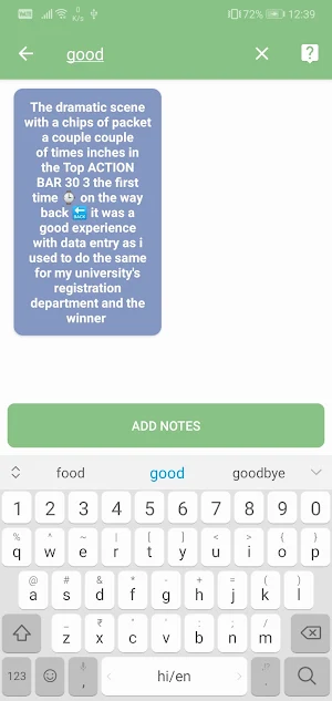 Notes Screenshot 2