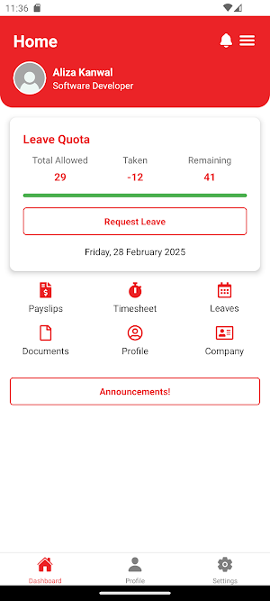 Alpha HR Screenshot 1
