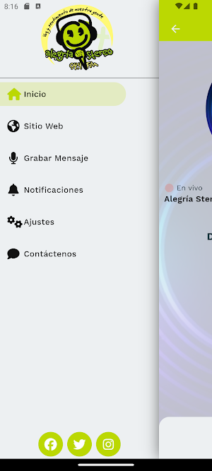 Alegría Stereo Screenshot 1