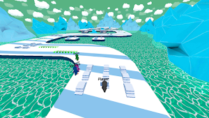 South Pole Race: Ice blocks Screenshot 2