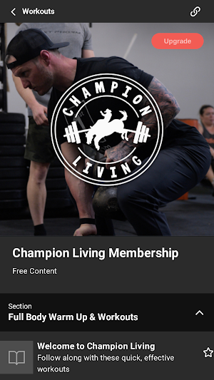 Champion Living Fitness Screenshot 2