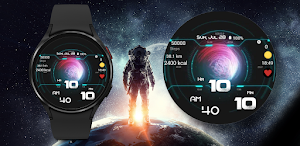 Future GUI Animated Watch Face Screenshot 2
