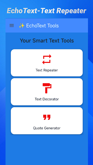EchoText – Text Repeater Screenshot 0