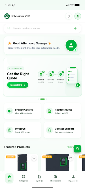 Schneider VFD Screenshot 1