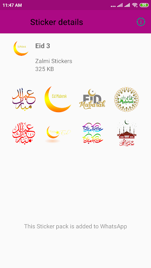 Eid al-Adha Stickers For Whatsapp - WAStickerApps Screenshot 2