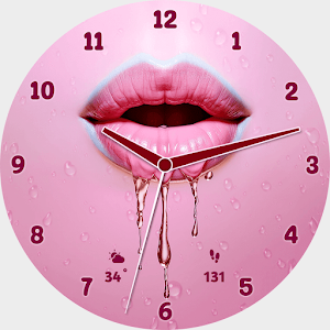 Lips Vector Design Watch Faces Screenshot 2
