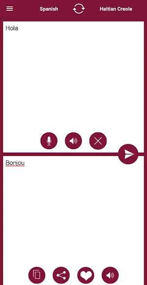 Haitian - Spanish Translator Screenshot 1