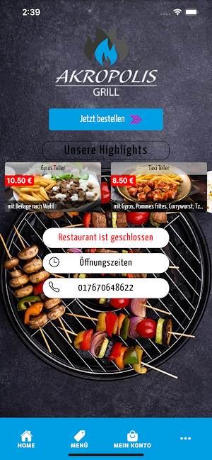 Akropolis Grill Witten Screenshot 0