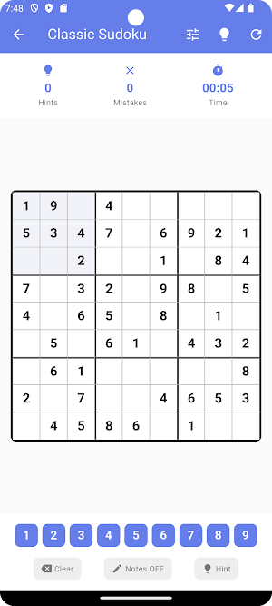 Sudoku Variants Classic & More Screenshot 1