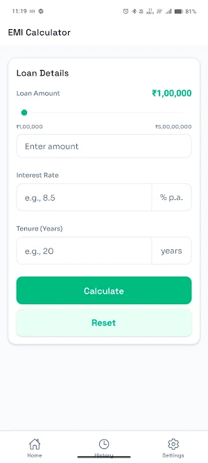 MonoCalc: Financial Calculator Screenshot 2