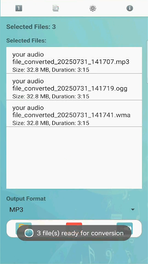 Multi Audio Converter Screenshot 2