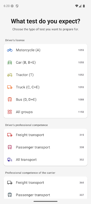 Czech driving license 2026 Screenshot 0