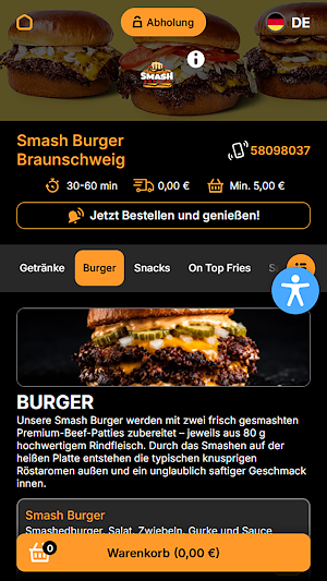 Smash Burger Braunschweig Screenshot 1