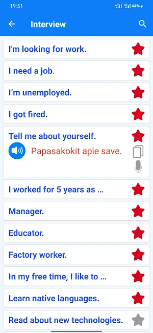 Learn Lithuanian Language Screenshot 1