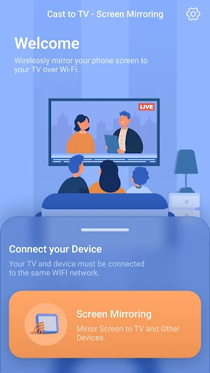 Screen Cast & Mirror-Smart TV Screenshot 1