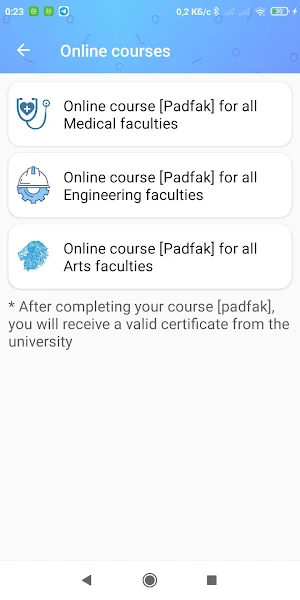 GAOS - for students Screenshot 1