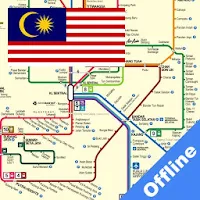 KUALA LUMPUR RAIL BUS MAP OFFLINE