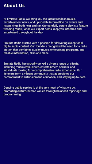 Emirate Radio Screenshot 1