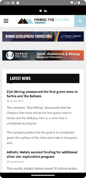 Euromining News Screenshot 1