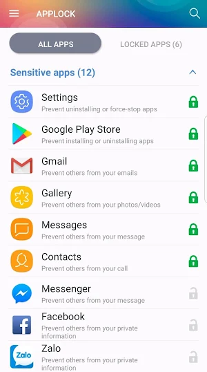 Applock Screenshot 1