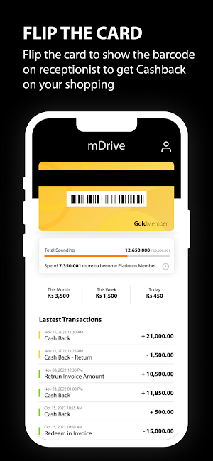 mDrive Wallet Screenshot 1
