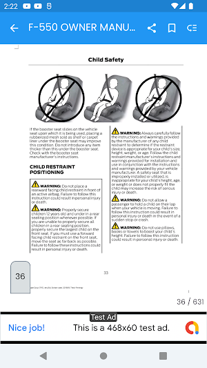 Ford Car Owner's Manual Screenshot 2