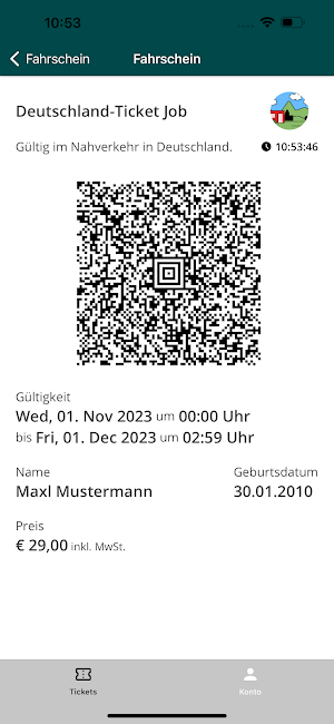 OstalbMobil Ticket Screenshot 3
