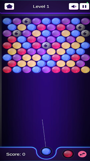 bubble shooter :bubble games Screenshot 2