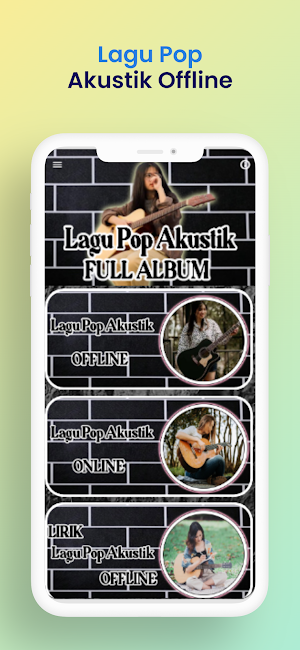 Lagu Pop Akustik Offline Screenshot 2