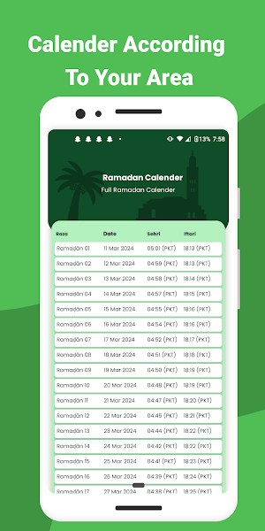 Ramadan Calendar 2024 & Duas Screenshot 2