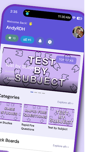AndyRDH's NBDHE Study App Screenshot 1