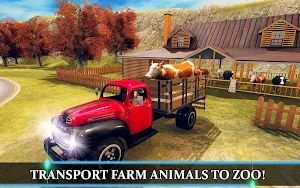 Wild Animal Transporter Truck Simulator Games 2020 Screenshot 1