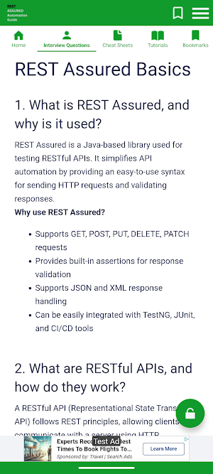Automation Guide Rest-Assured Screenshot 1
