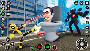 Stickman Toilet Monster Battle Screenshot 0