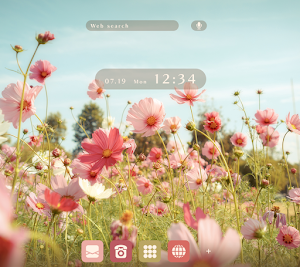 Cosmos Garden Theme +HOME Screenshot 0