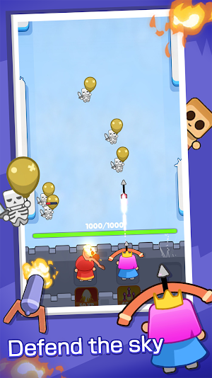 Balloon Fortress Game Screenshot 1