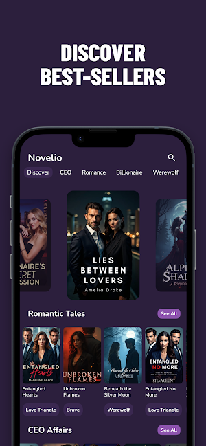 Novelio - Read Books & Stories Screenshot 1