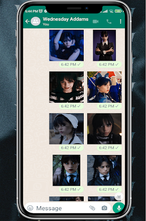 Wednesday Addams Stickers 2023 Screenshot 3