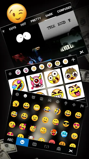 Burning Dollars Keyboard Background Screenshot 3