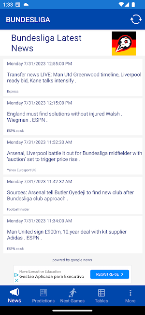 Football Bundesliga Screenshot 0