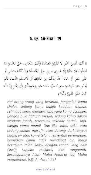 Tafsir Ahkam Larangan Junub Screenshot 2